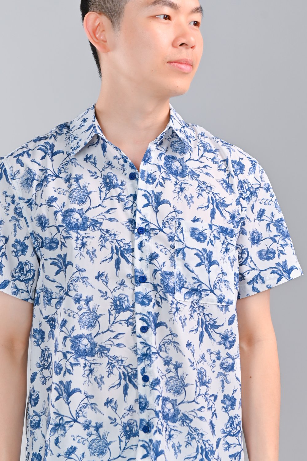 ANTIQUE TOILE MEN’S SHIRT