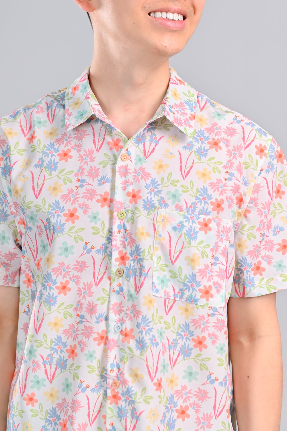 HARU FLORALS MEN’S SHIRT