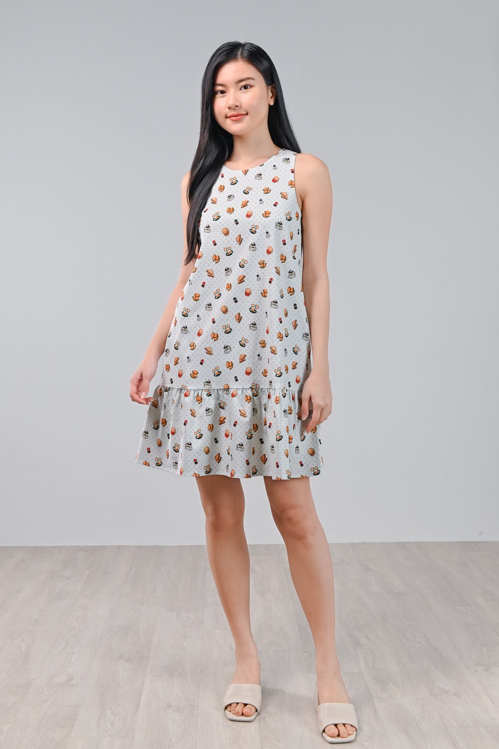 SUNDAY BREAKFAST SLEEVELESS DROPWAIST DRESS