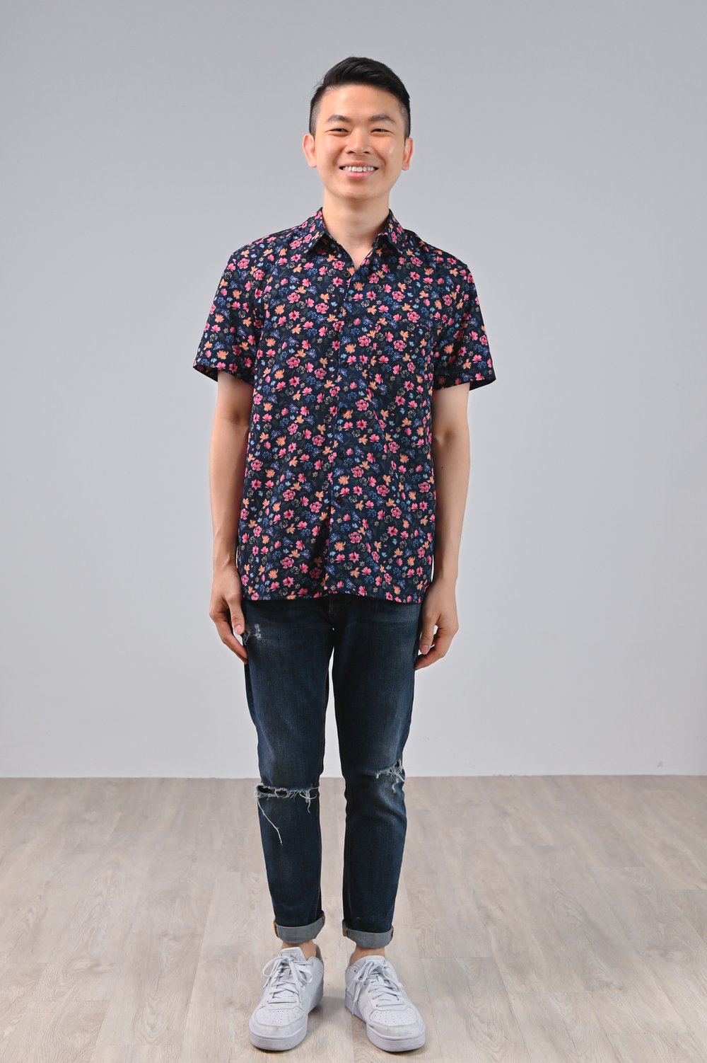 NIGHT GARDEN MEN’S SHIRT