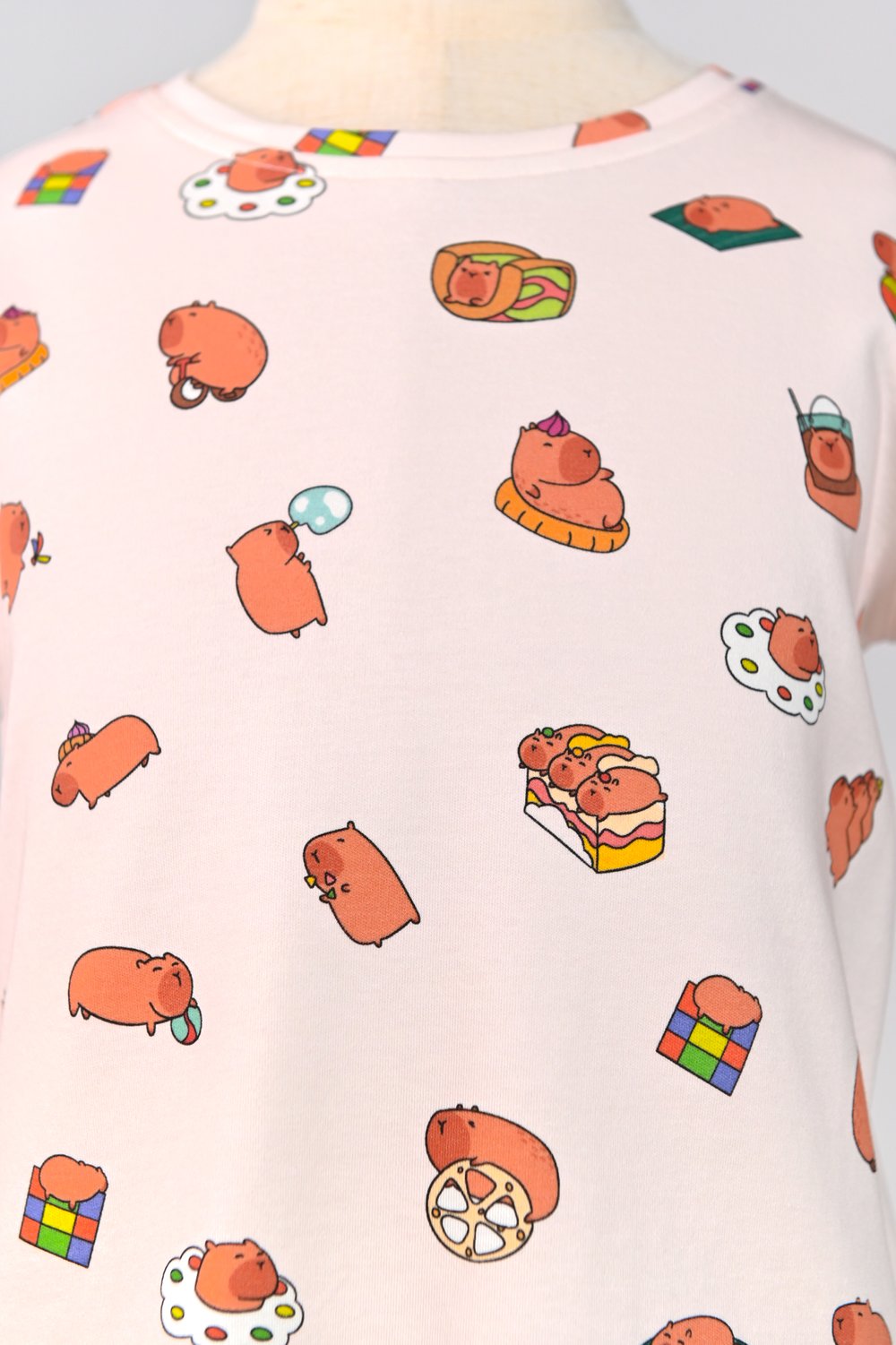 CUTE CAPYBARA PRINTED KIDS’ TEE