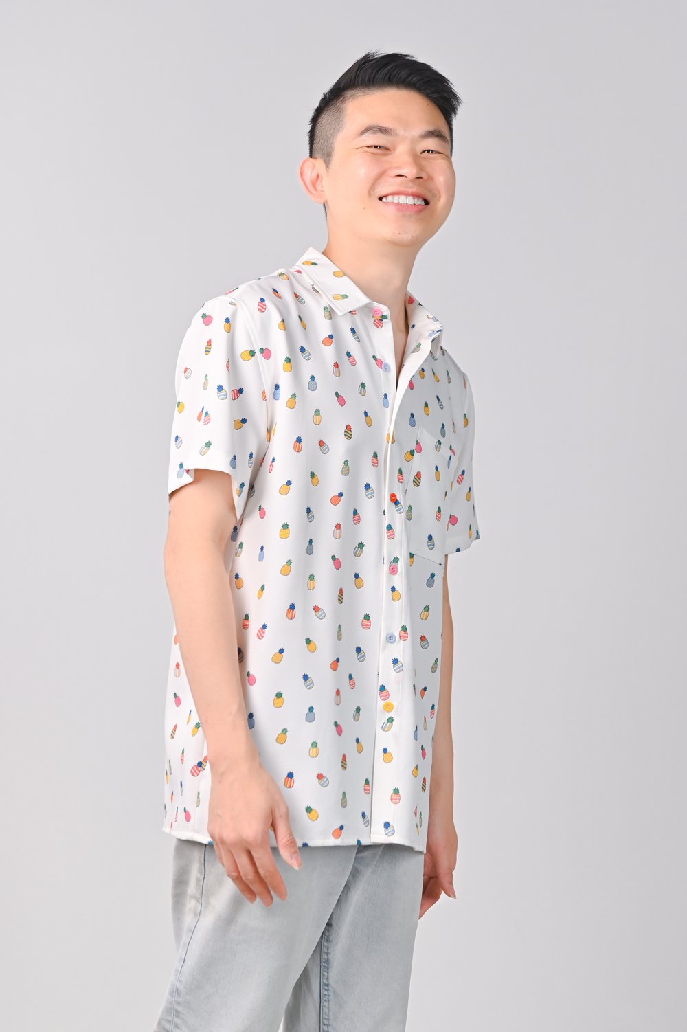 HUAT PINEAPPLES MEN’S SHIRT