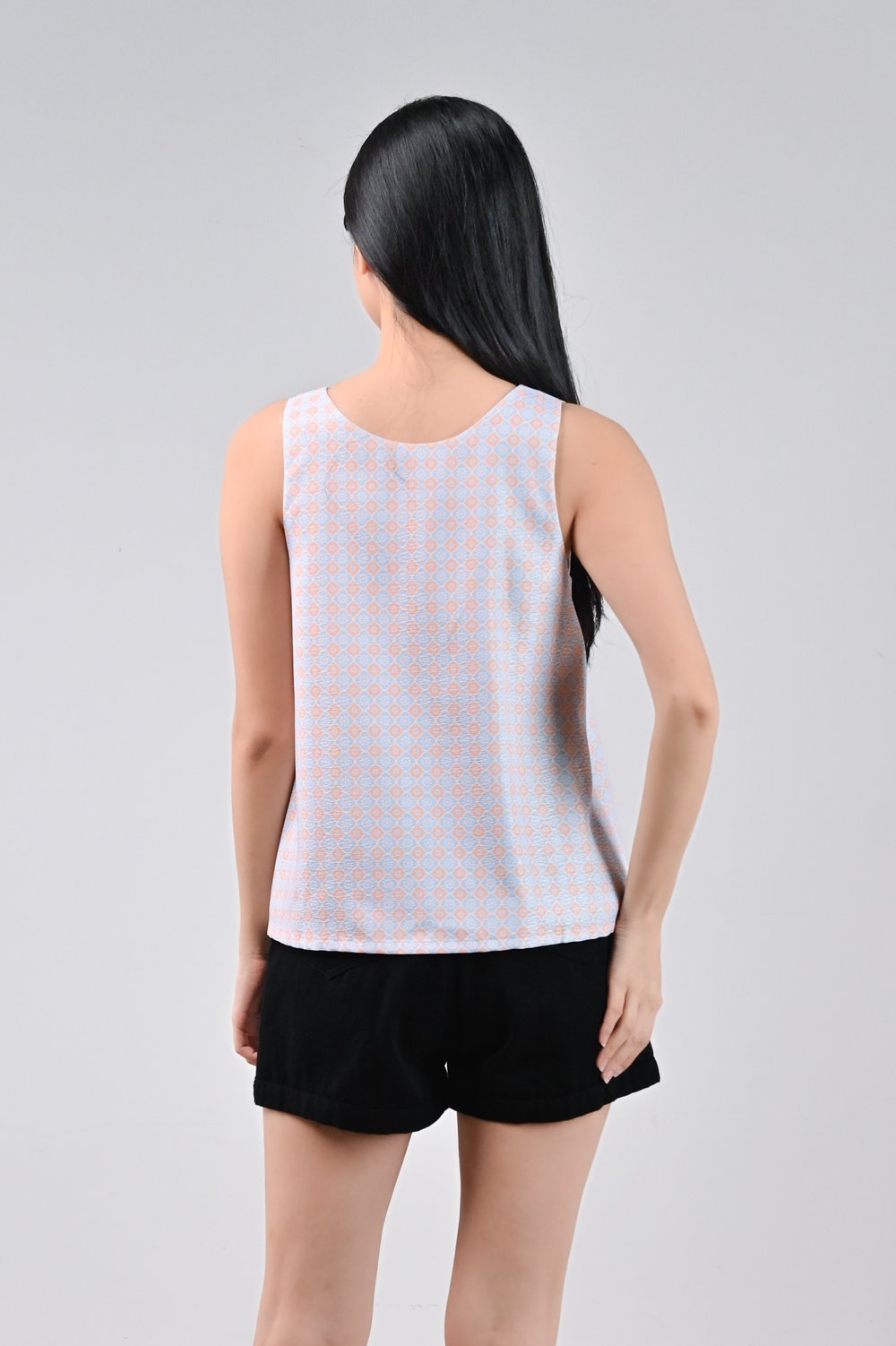PASTEL TILES BUTTON TWO-WAY TOP