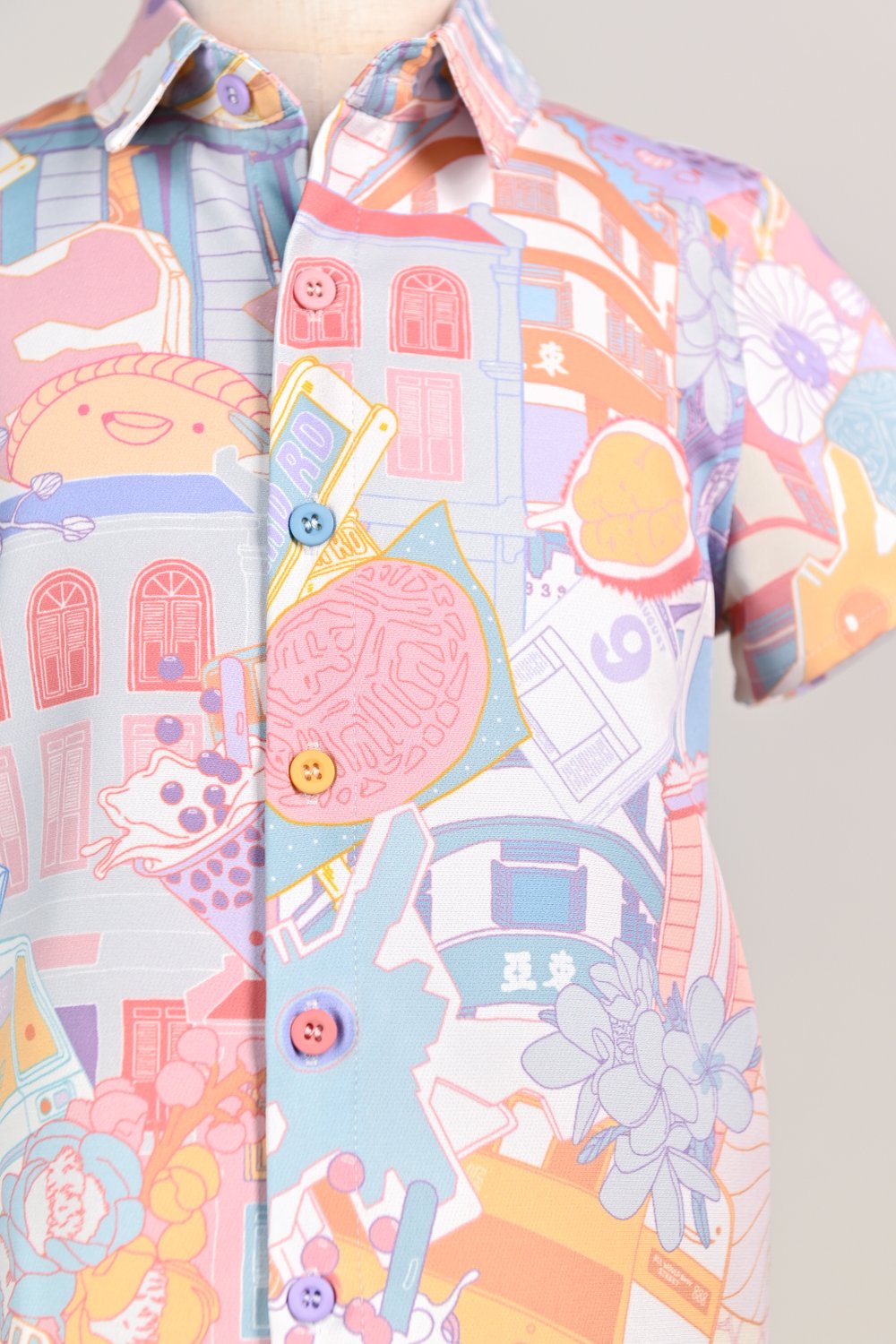 VIBRANT SUNNY ISLAND KIDS’ SHIRT