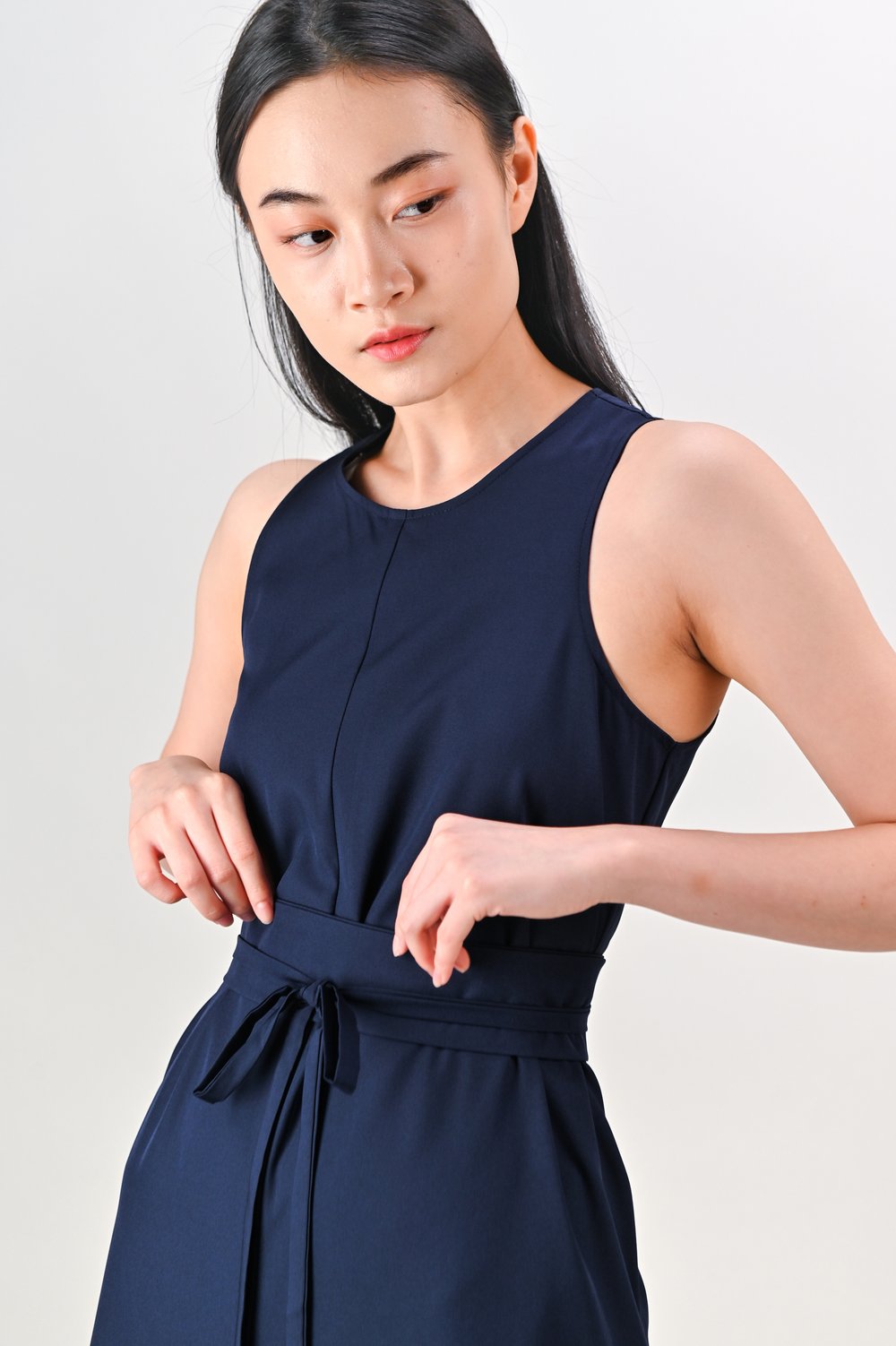 DAMARIS A-LINE JUMPSUIT IN NAVY