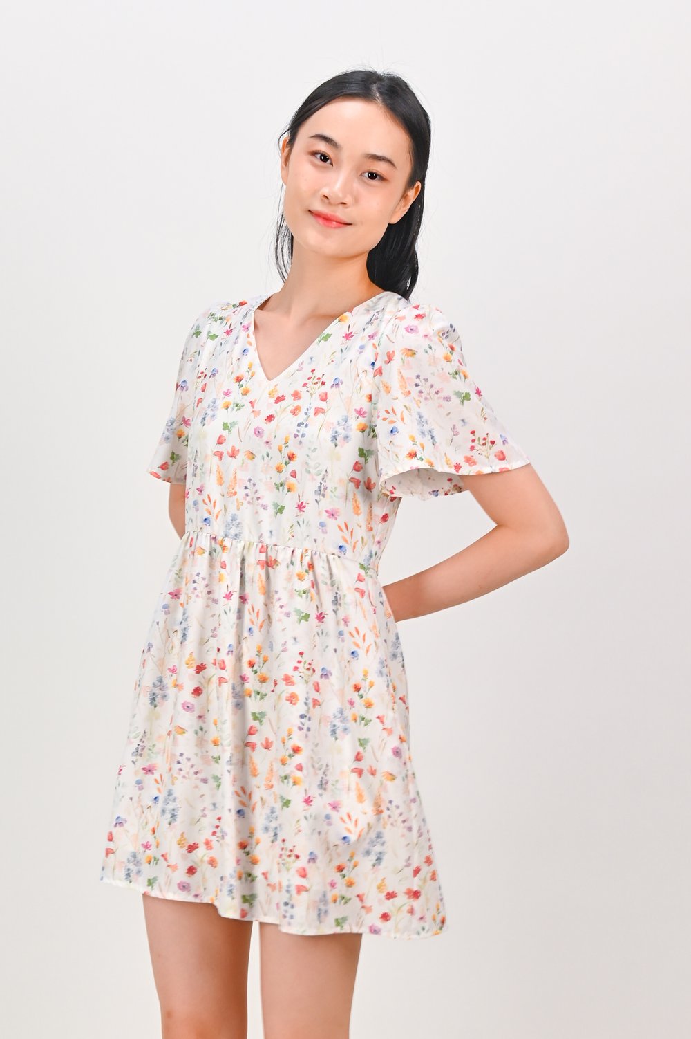 EDEN ERA V-NECK DRESS-ROMPER