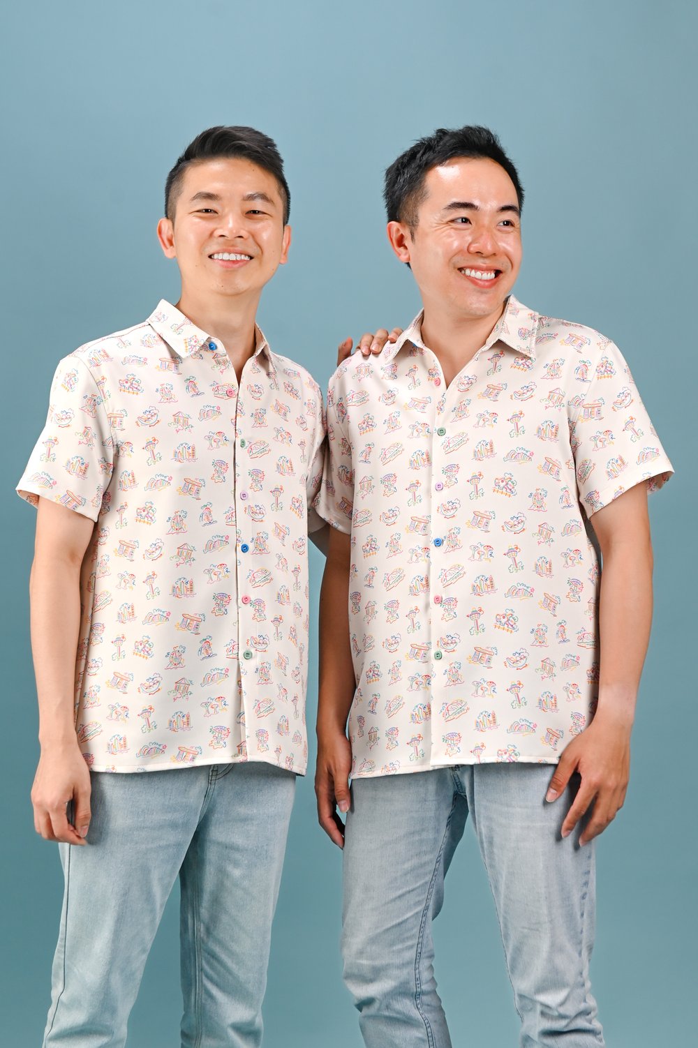 CITY OF DREAMS CREAM MEN’S SHIRT