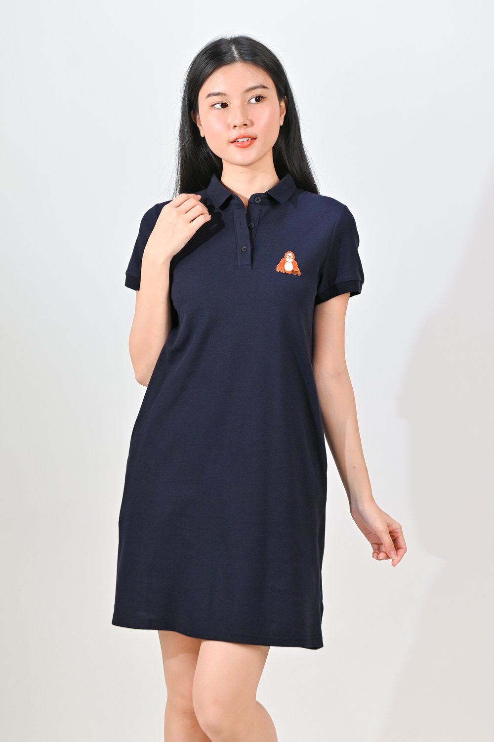 ORANGUTAN POLO DRESS