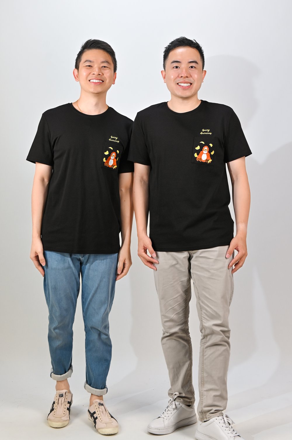 ORANGUTAN EMB. POCKET UNISEX TEE