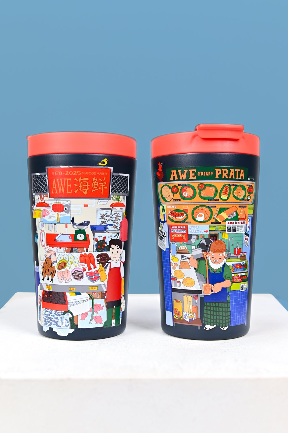 PRATA STALL X FRESH SEAFOOD STALL TUMBLER