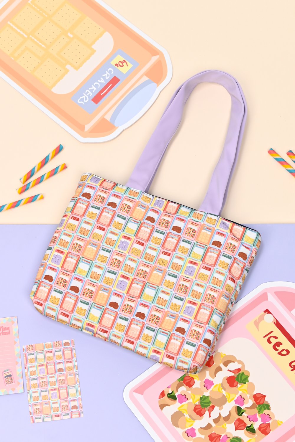 BUKIT BISCUIT PUFFER TOTE