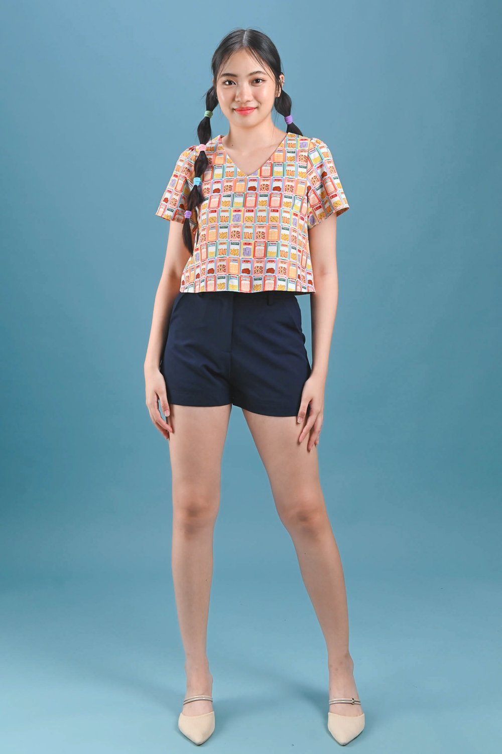 BUKIT BISCUIT SLEEVED LAYERED TOP