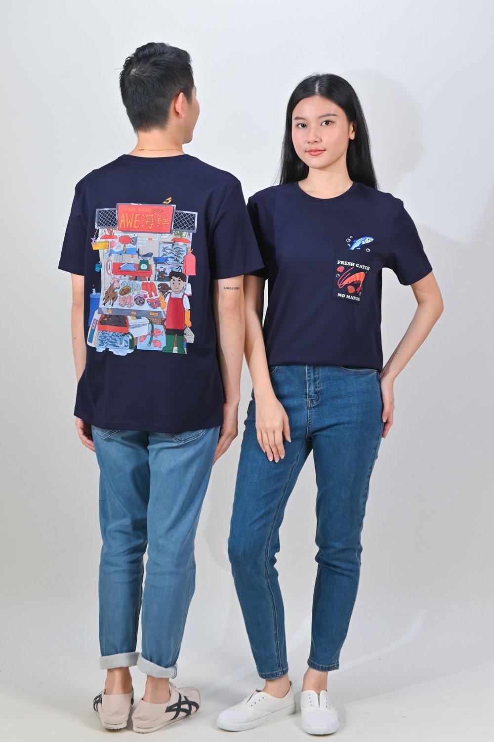 FRESH SEAFOOD STALL UNISEX TEE