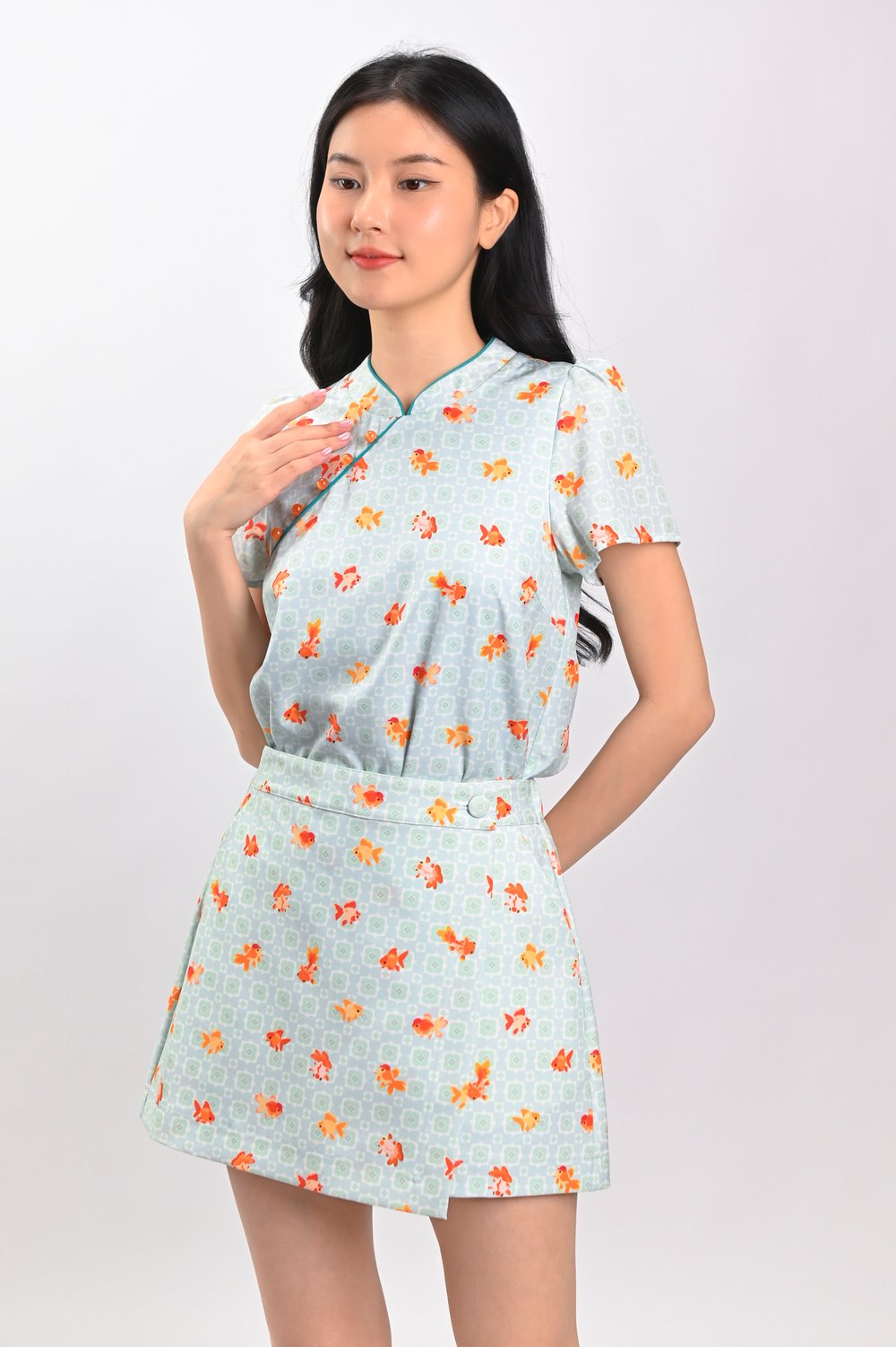 LUCKY RIVER ELASTIC-BACK SKORTS