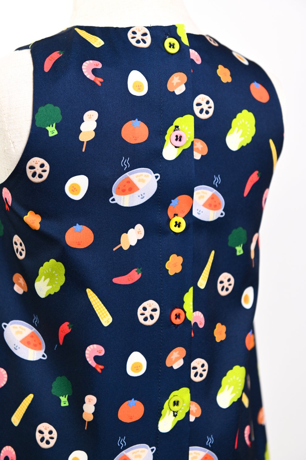 SOUPER HUAT NAVY KIDS’ DRESS