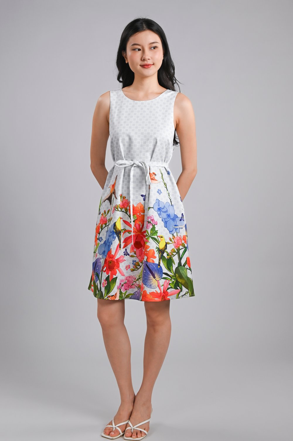SONGBIRD SYMPHONY SLEEVELESS A-LINE DRESS