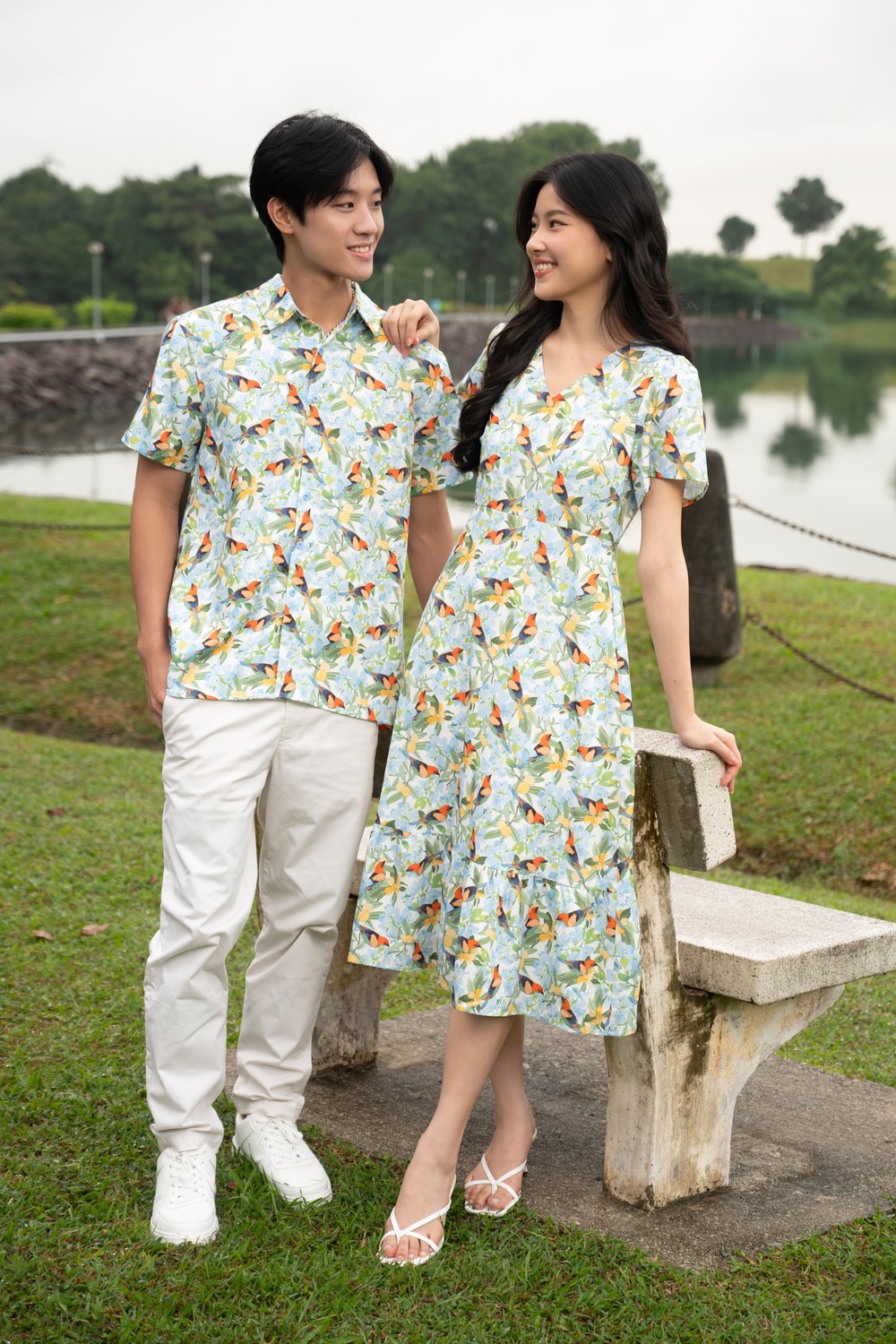 BOUGAN BLOOMS MEN’S SHIRT