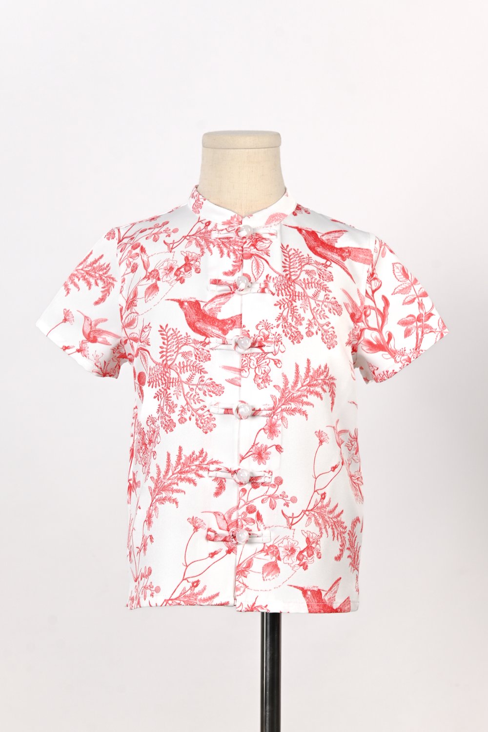 RED HUMMINGBIRD KIDS' SHIRT