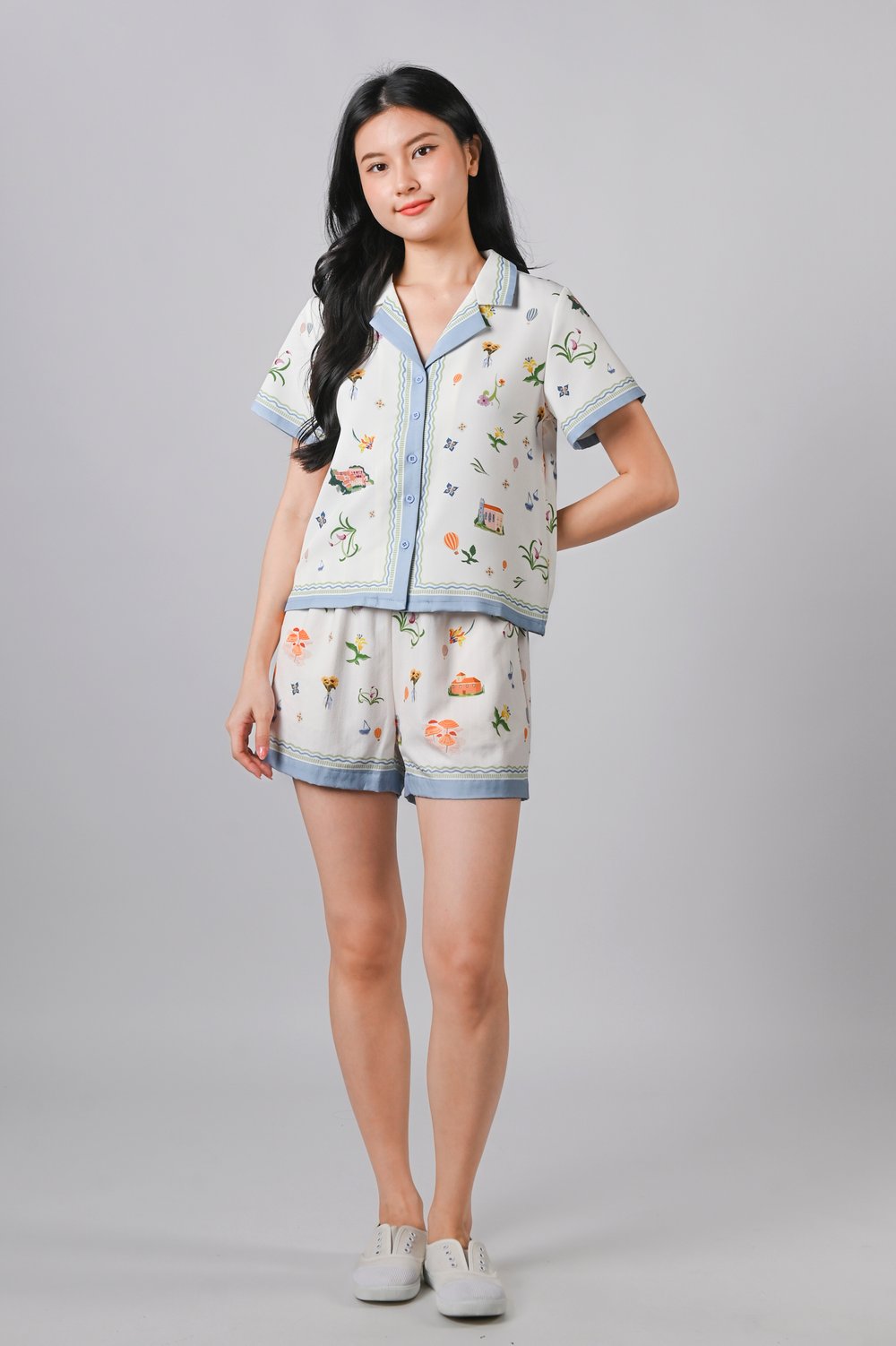 CASA COMO CAMP-COLLAR SHIRT