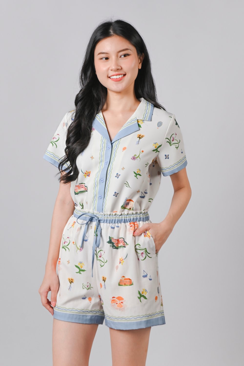 CASA COMO DRAWSTRING SHORTS