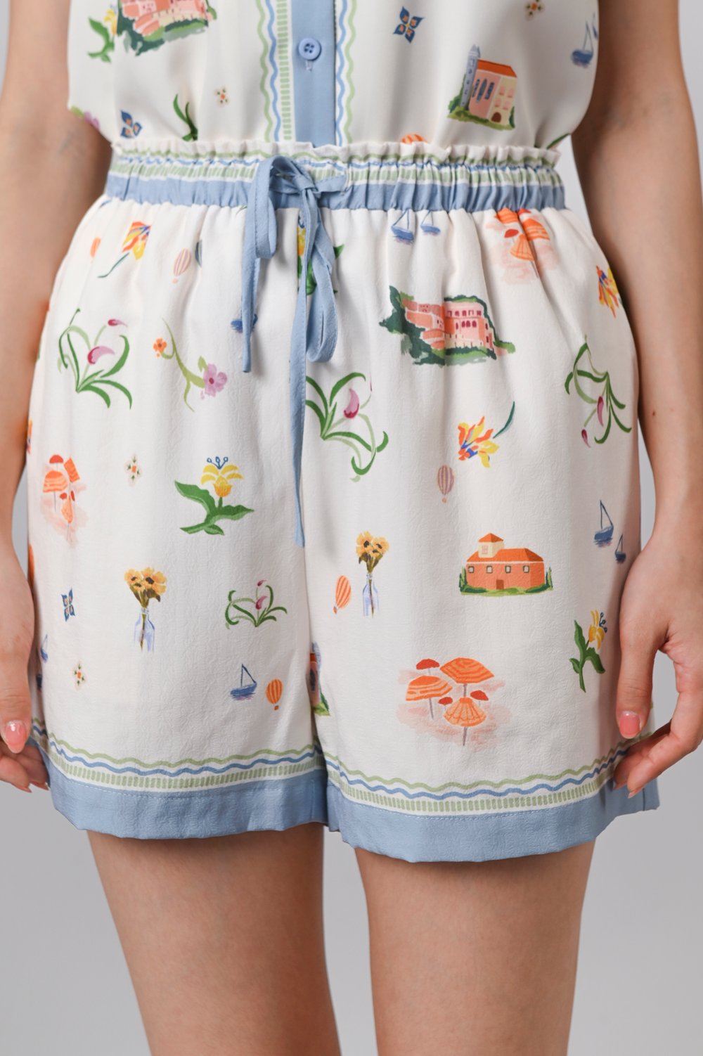 CASA COMO DRAWSTRING SHORTS