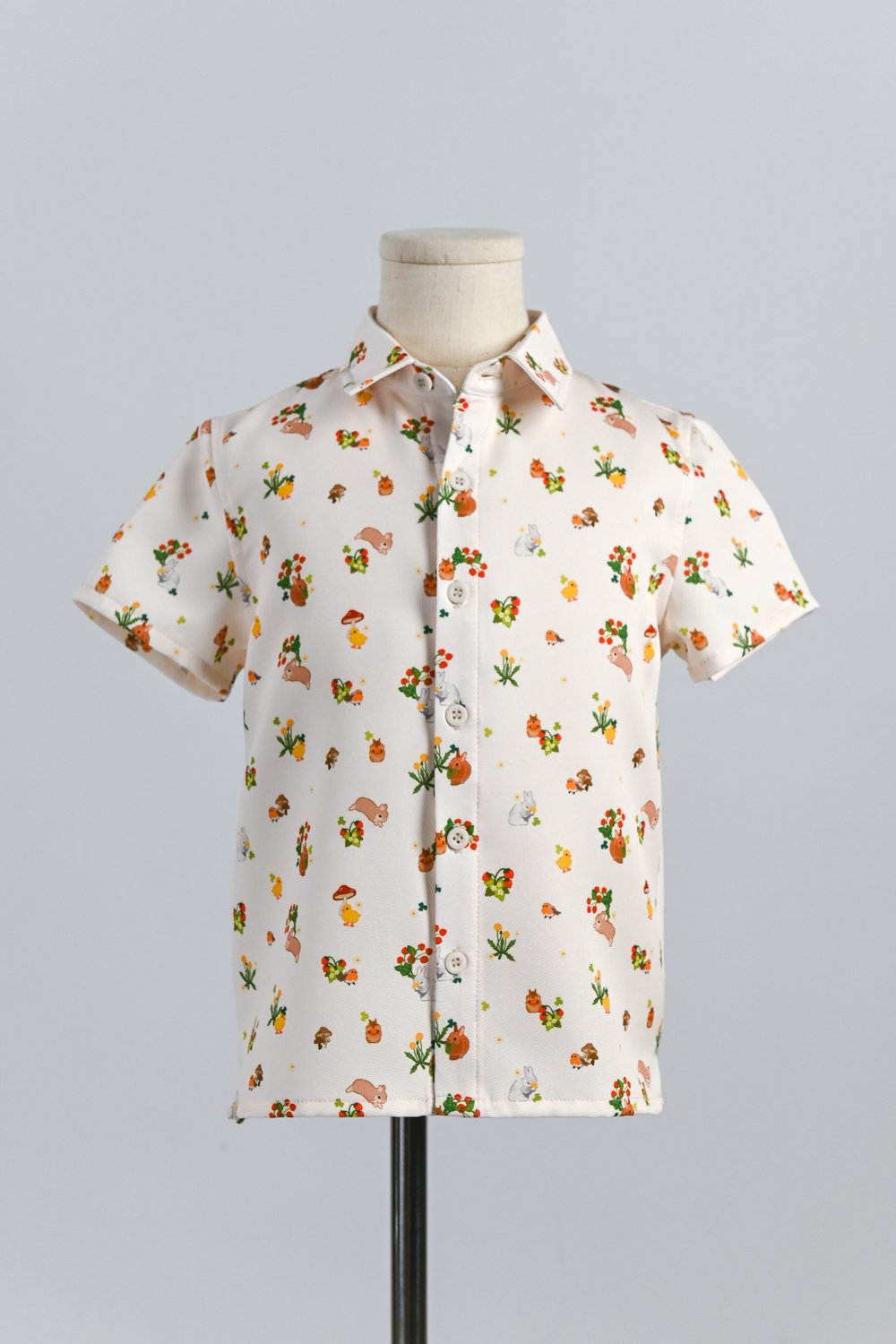 CREAM GENTLE GARDENS KIDS’ SHIRT
