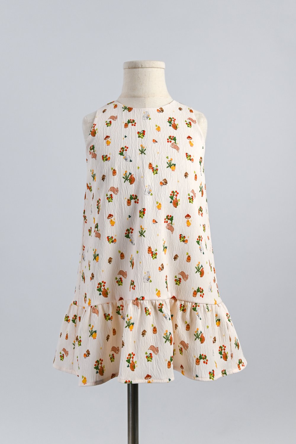 CREAM GENTLE GARDENS KIDS’ DRESS