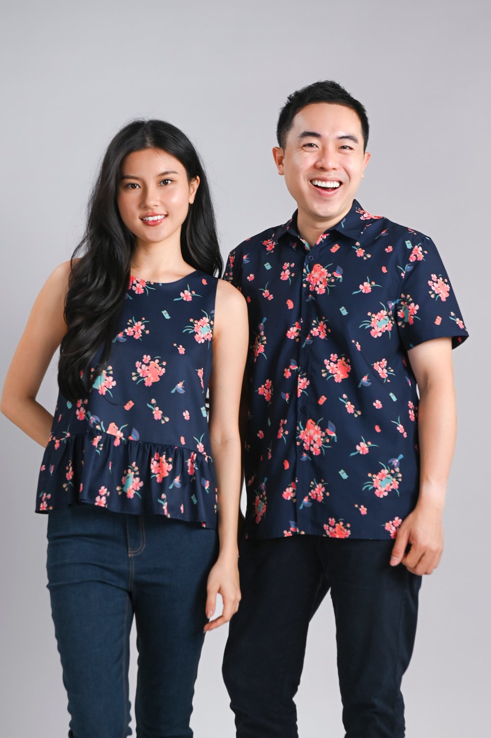 LIONCOLONY x AWE SLEEVELESS PEPLUM TOP