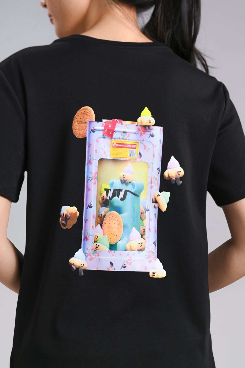 LIONCOLONY x AWE BISCUIT TIN GRAPHIC TEE