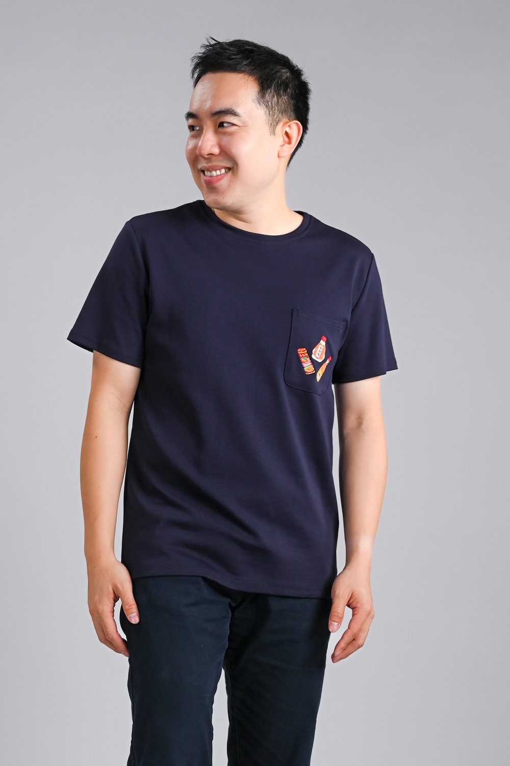 WONDER POTIONS NAVY EMB. UNISEX TEE