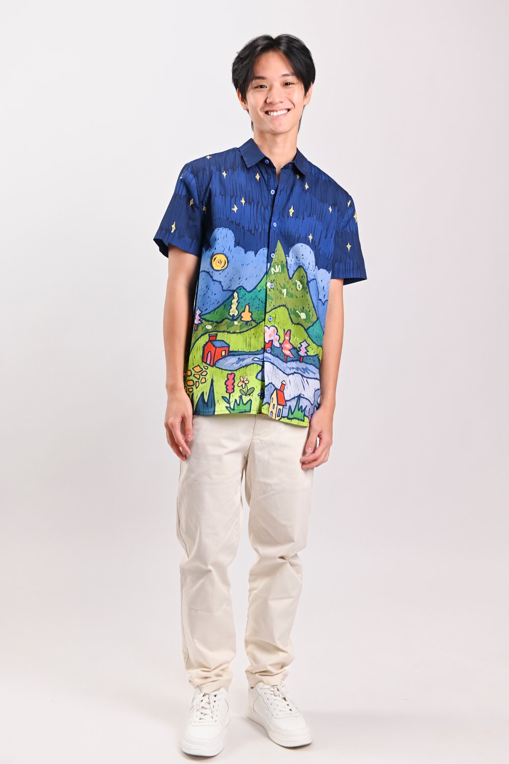 STARRY NIGHT MEN’S SHIRT