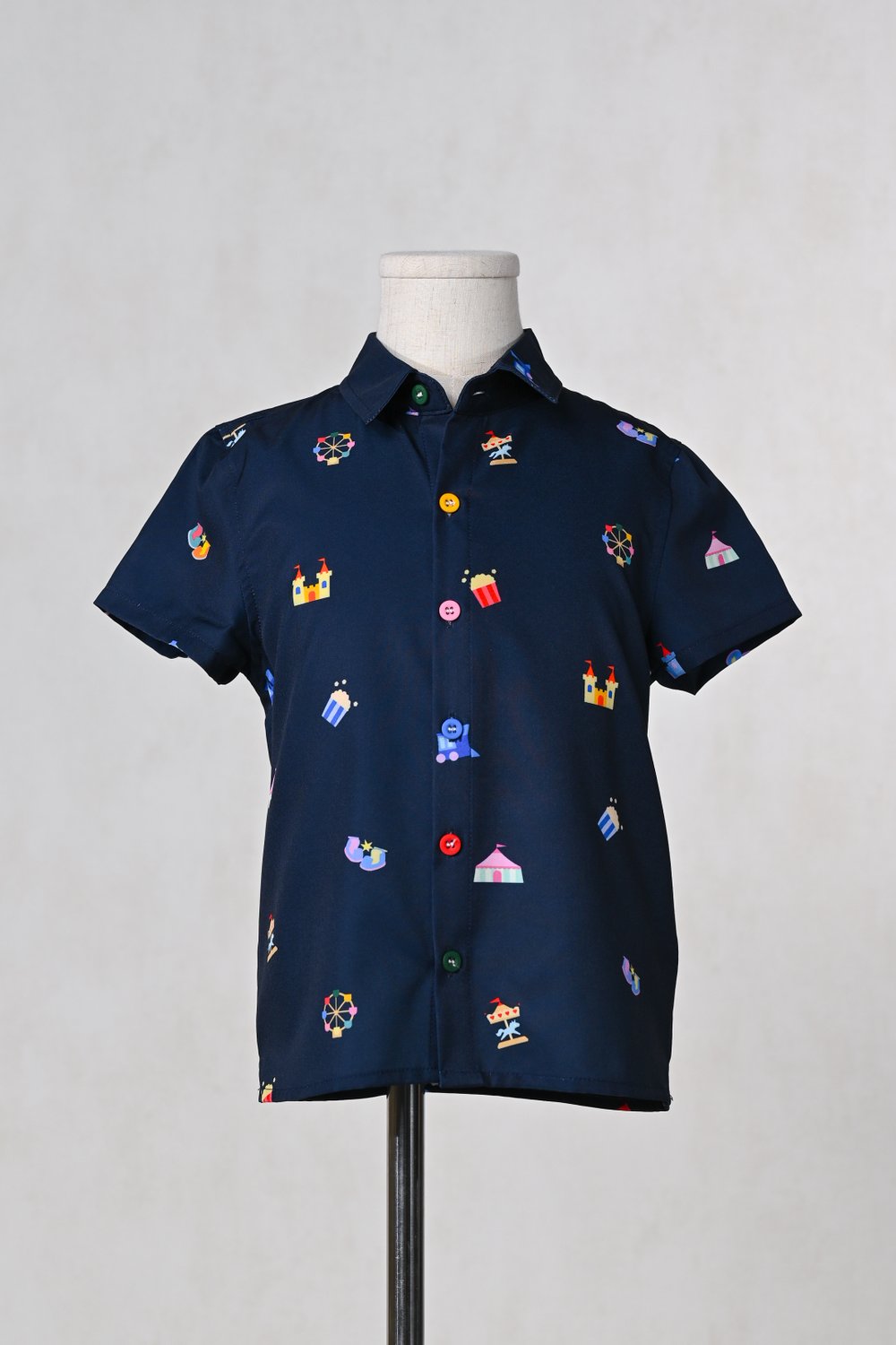 CARNIVAL NAVY PRINTED KIDS' SHIRT