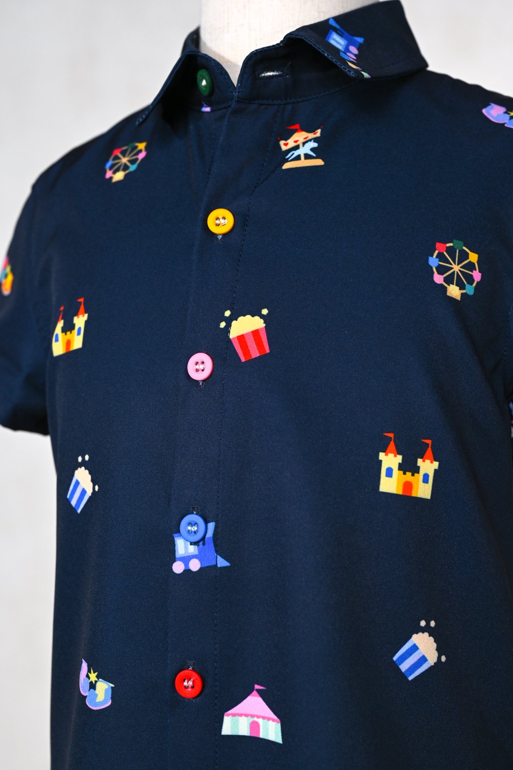 CARNIVAL NAVY PRINTED KIDS' SHIRT