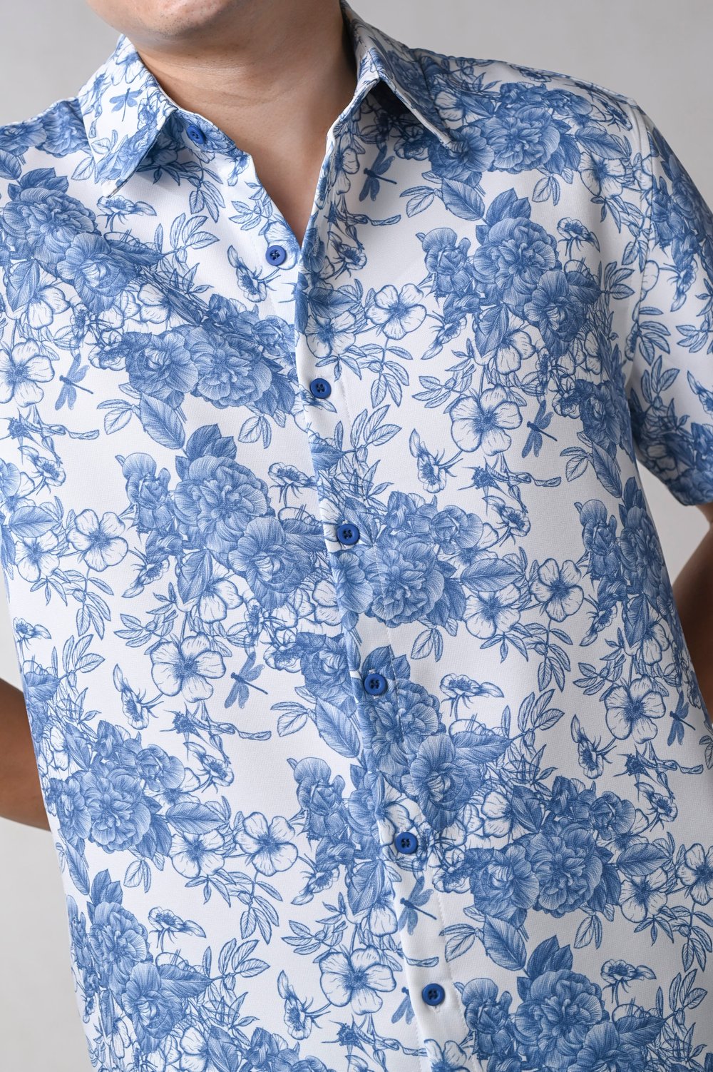 DRAGONFLY GARDEN MEN'S SHIRT