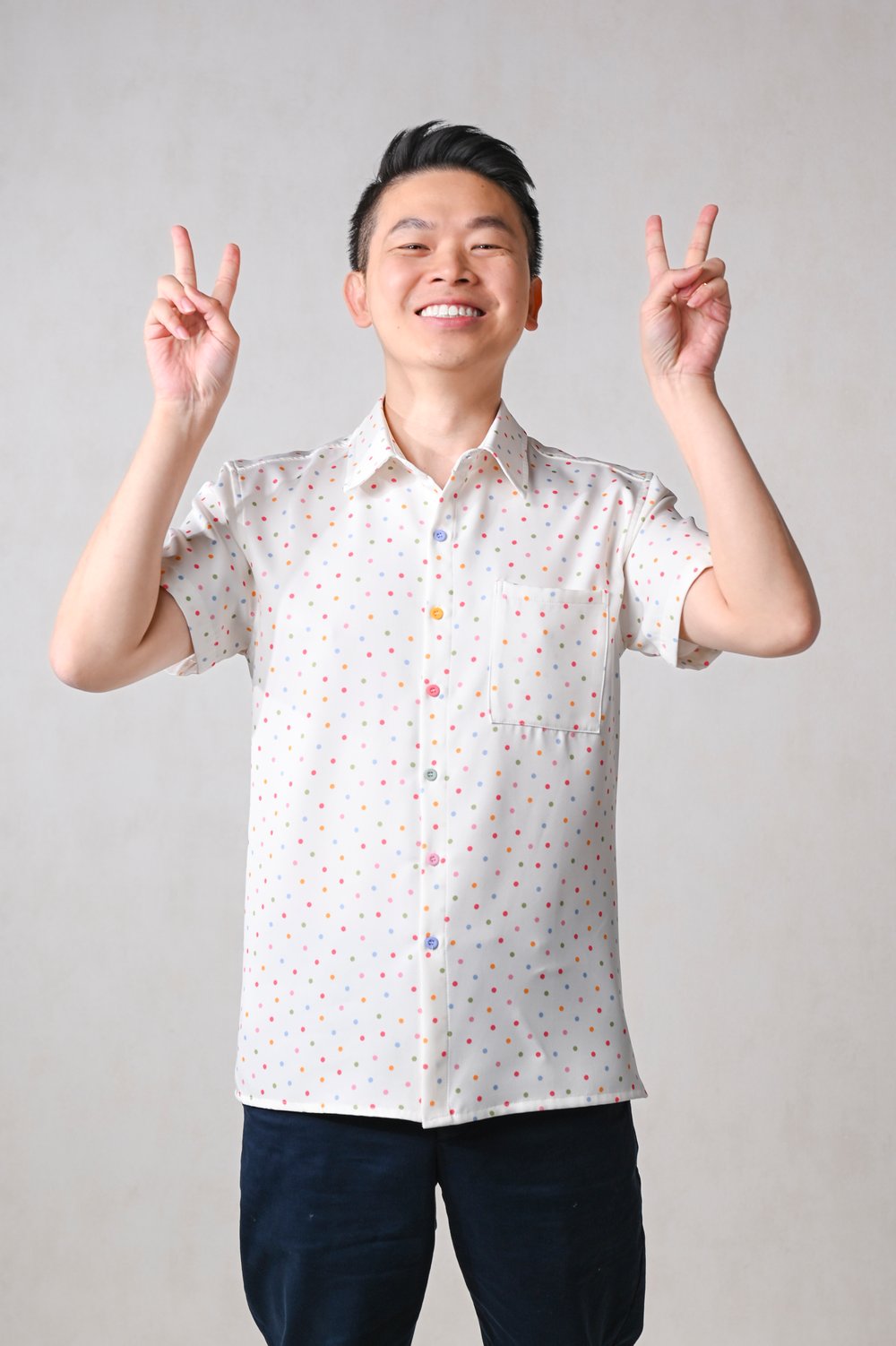 WONDER POLKA MEN'S SHIRT