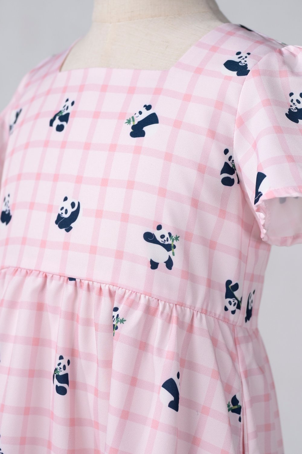 PINK PANDA PARTY KIDS' DRESS