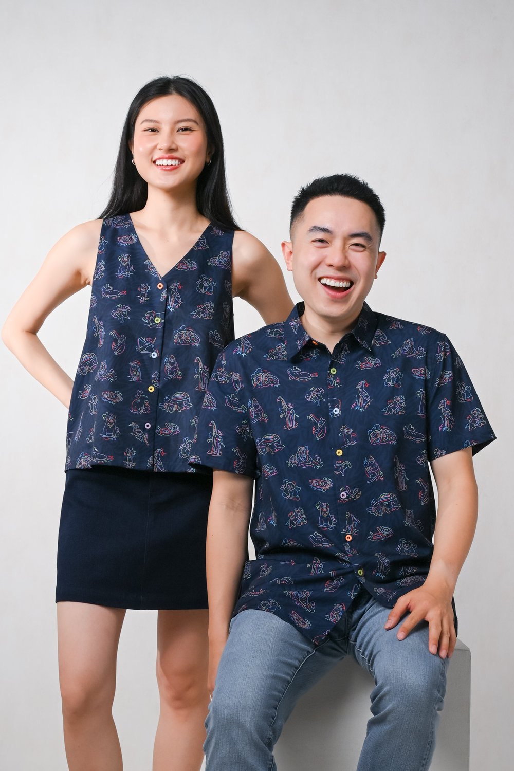 GLOW GETTERS NAVY MEN'S SHIRT