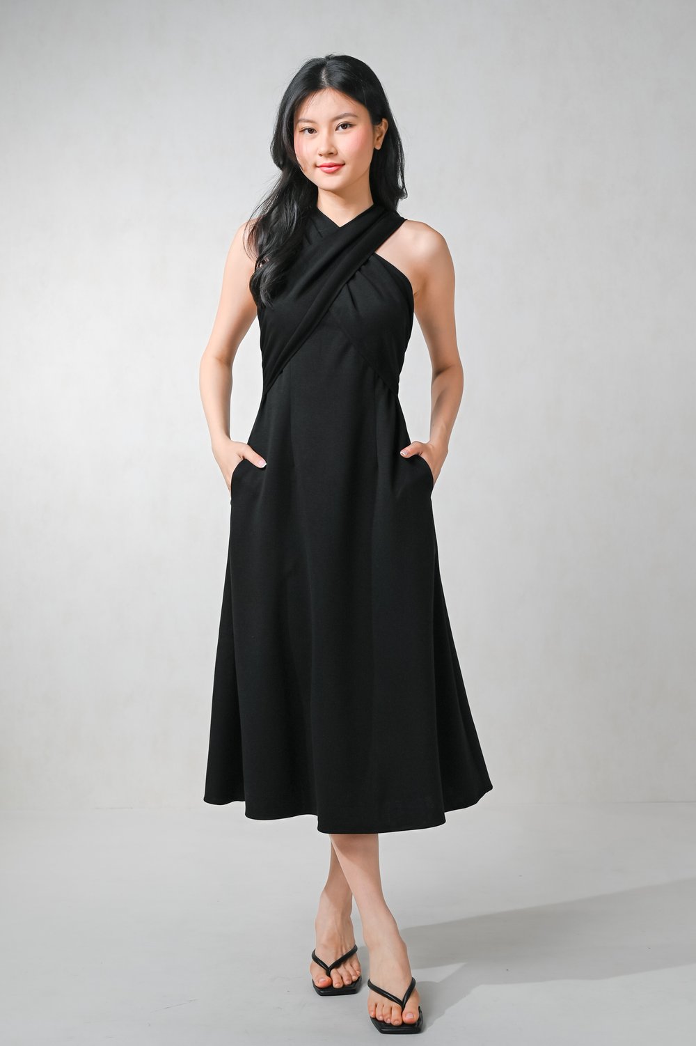 RUE MULTI-WAY DRESS IN BLACK