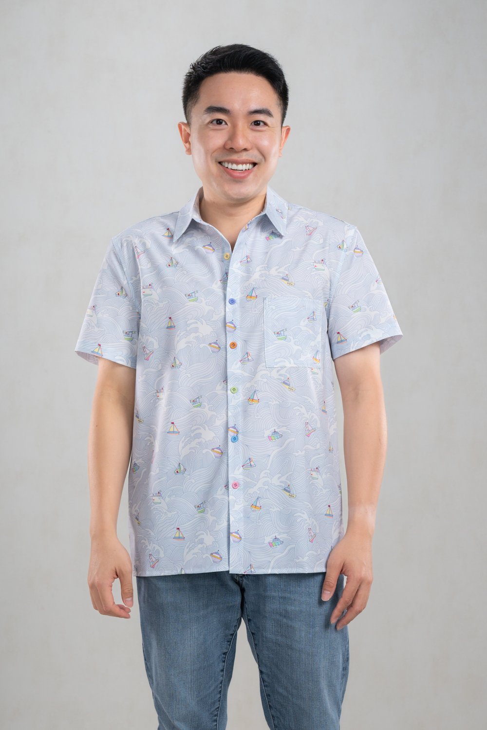 SUNNY SAILS MEN'S SHIRT