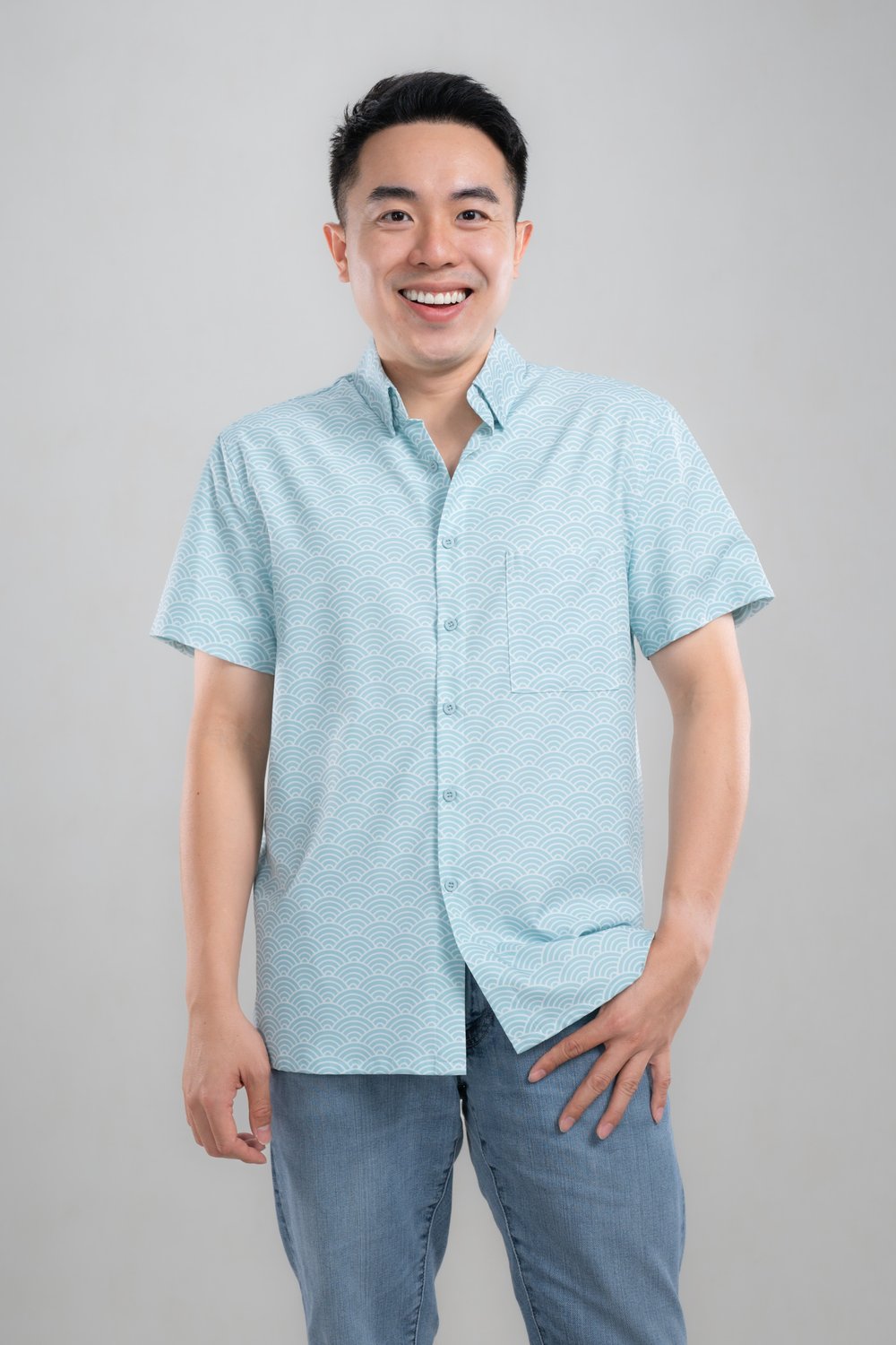 SUGOI SEAFOAM MEN'S SHIRT