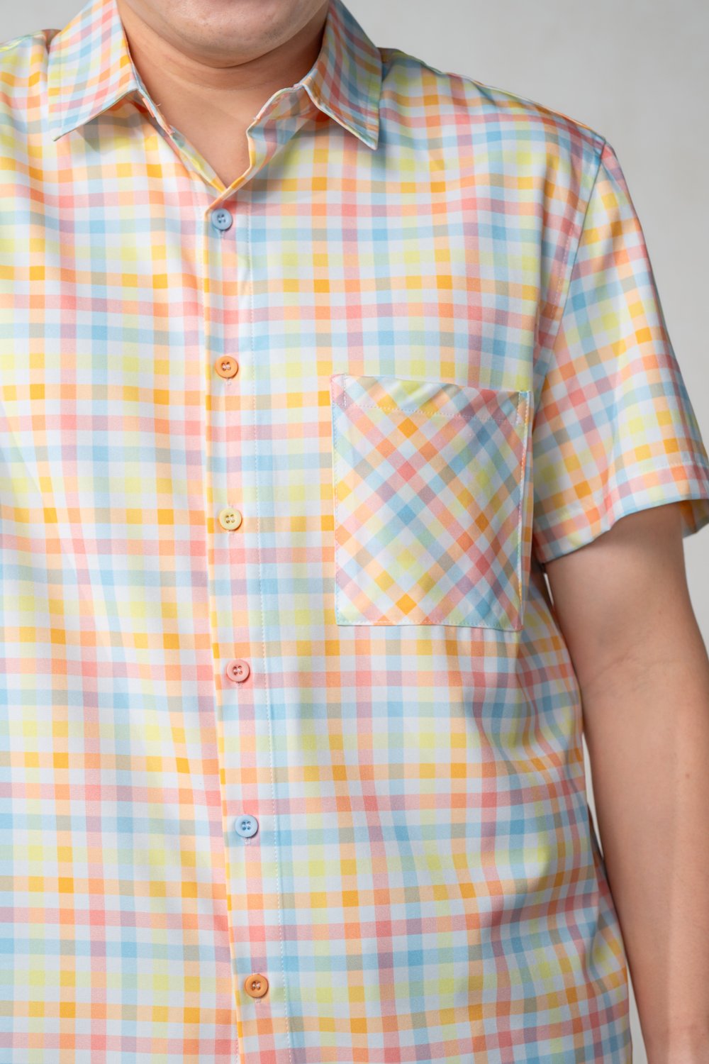 CANDY GINGHAM MEN'S SHIRT