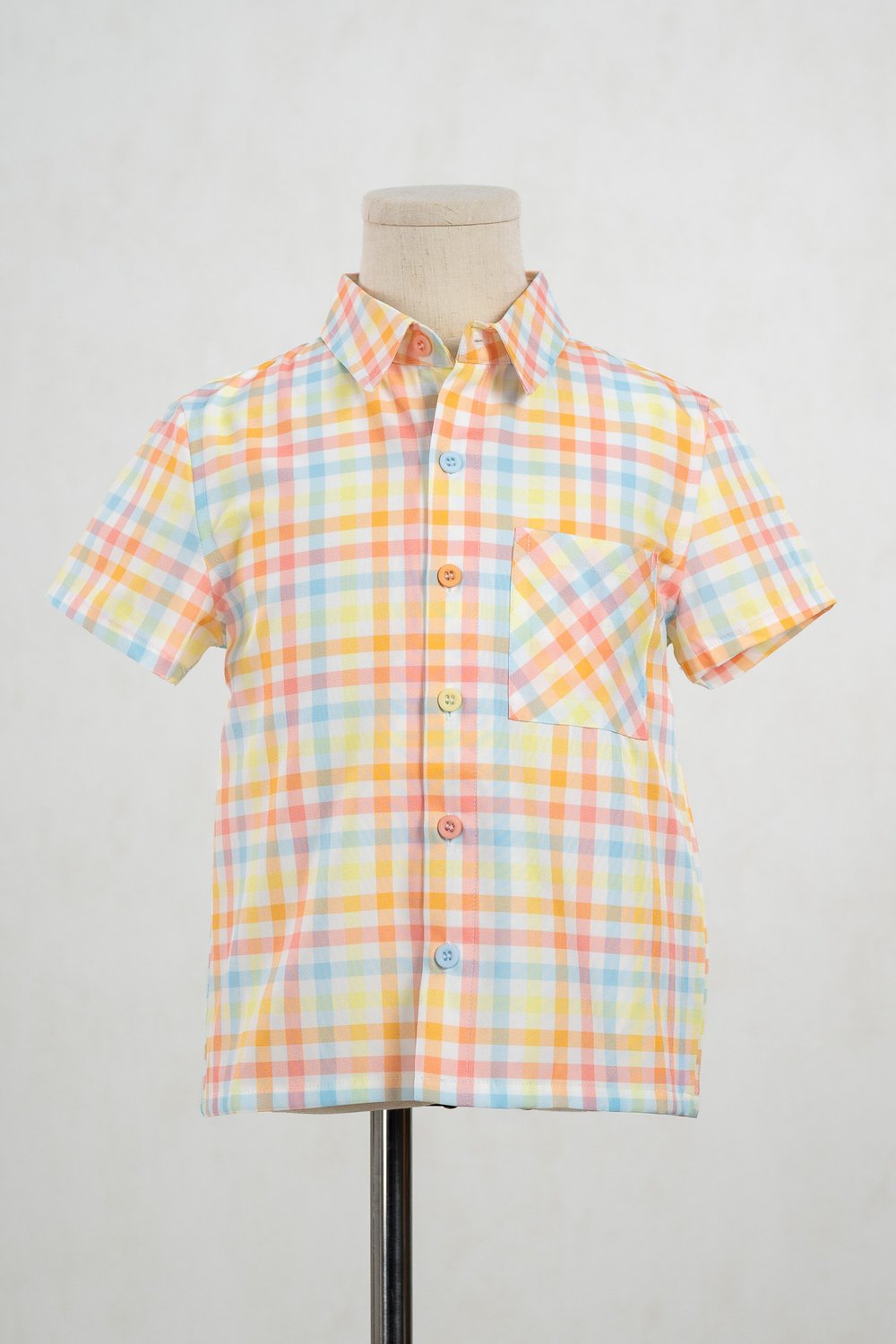 CANDY GINGHAM KIDS' SHIRT