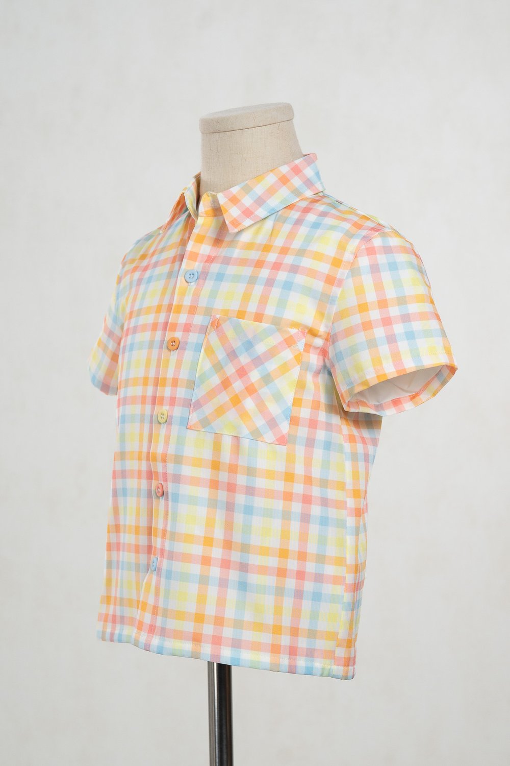 CANDY GINGHAM KIDS' SHIRT