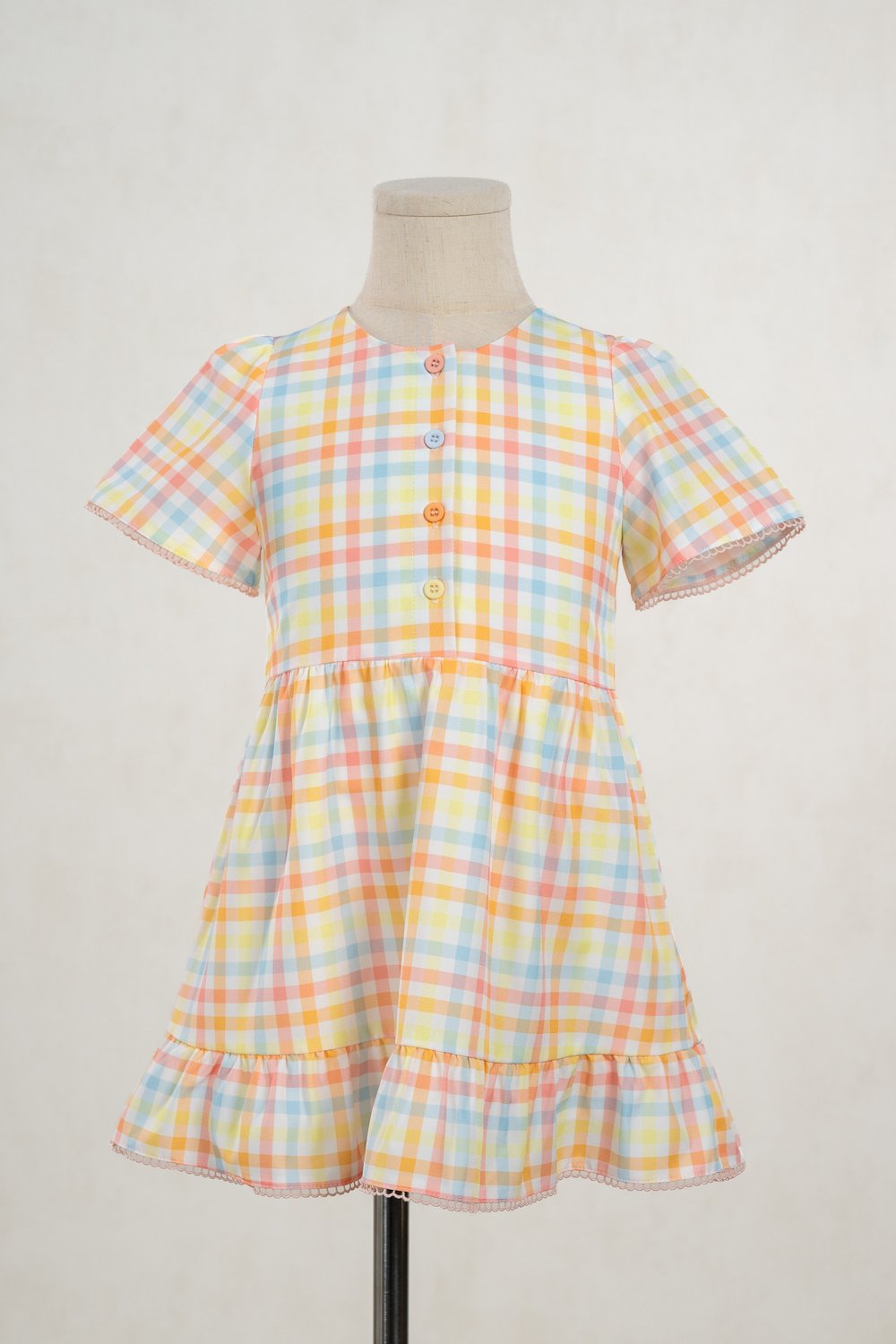 CANDY GINGHAM KIDS' DRESS