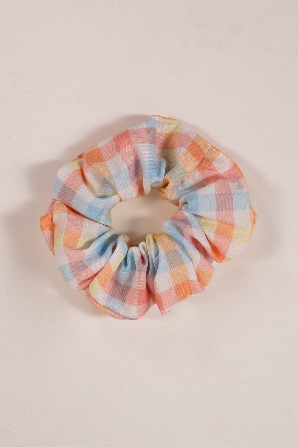CANDY GINGHAM SCRUNCHIE