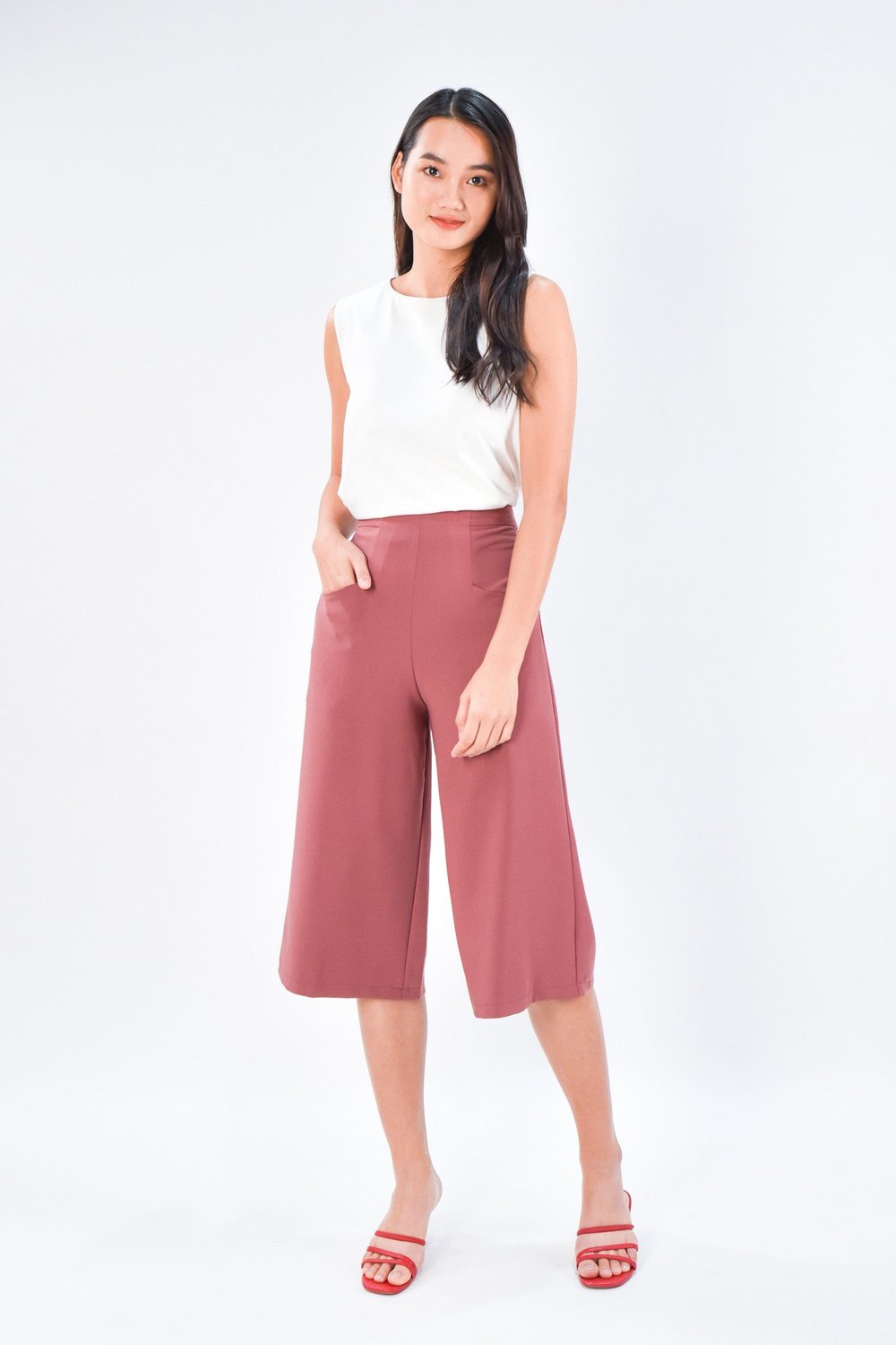 ASHLEY CULOTTES IN TEA ROSE