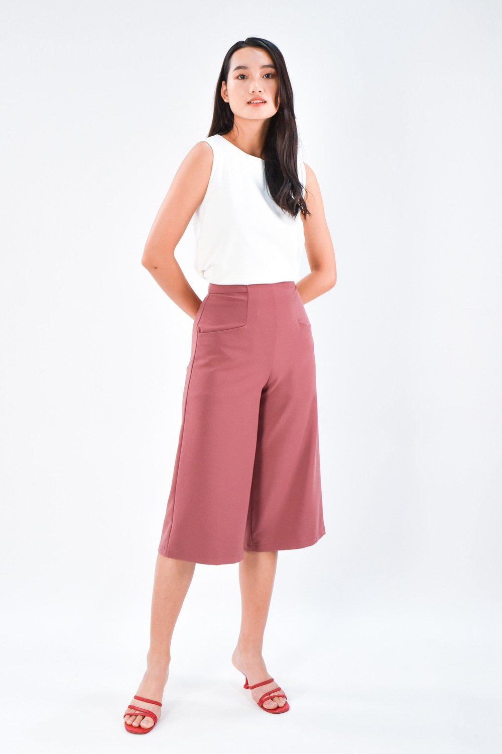 ASHLEY CULOTTES IN TEA ROSE