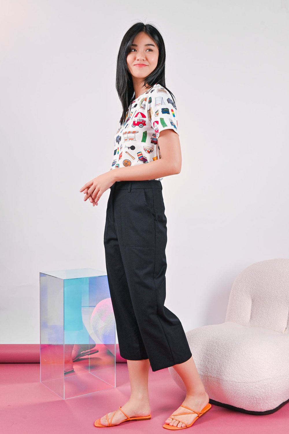 KAYDENCE CULOTTES IN NAVY