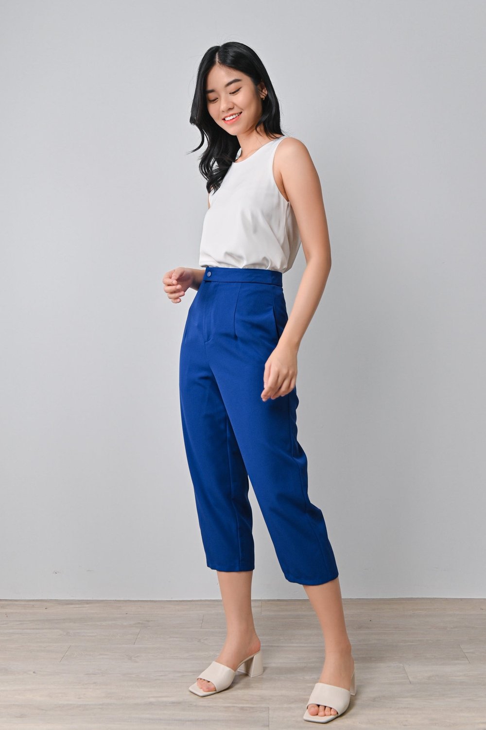 REBEC CULOTTES IN COBALT BLUE