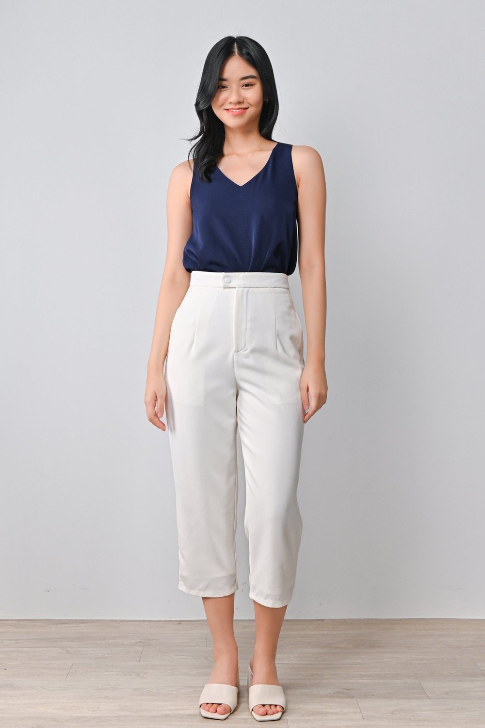 REBEC CULOTTES IN OFF-WHITE